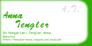 anna tengler business card